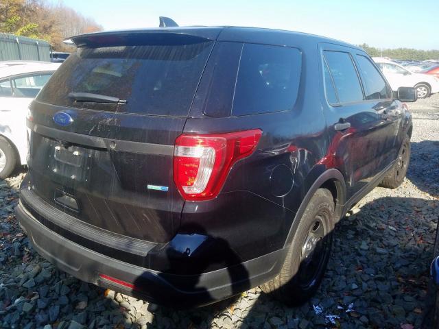 1FM5K8AR4JGB68496 - 2018 FORD EXPLORER P BLACK photo 4