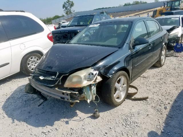 1G1AL55FX67724518 - 2006 CHEVROLET COBALT LT BLACK photo 2