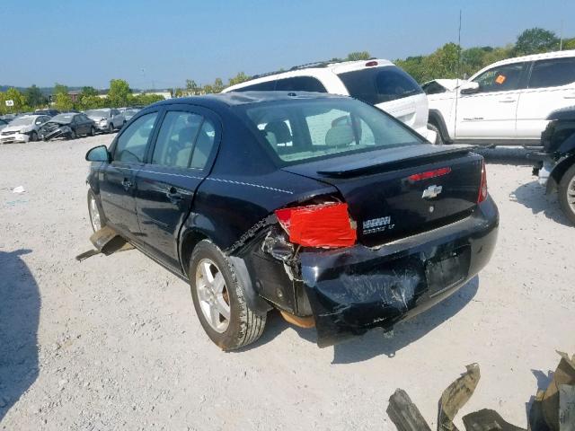 1G1AL55FX67724518 - 2006 CHEVROLET COBALT LT BLACK photo 3