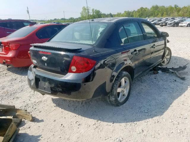 1G1AL55FX67724518 - 2006 CHEVROLET COBALT LT BLACK photo 4