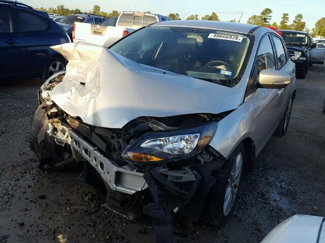 1FADP3N23EL137647 - 2014 FORD FOCUS TITA SILVER photo 2