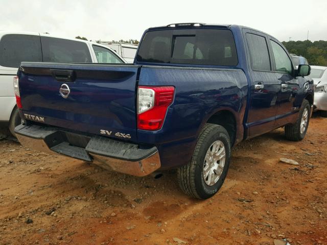 1N6AA1EJ1HN541501 - 2017 NISSAN TITAN S BLUE photo 4