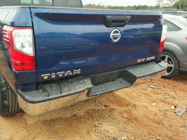 1N6AA1EJ1HN541501 - 2017 NISSAN TITAN S BLUE photo 9