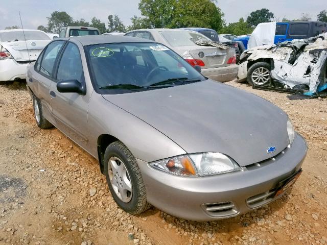 1G1JC524717237210 - 2001 CHEVROLET CAVALIER B GOLD photo 1