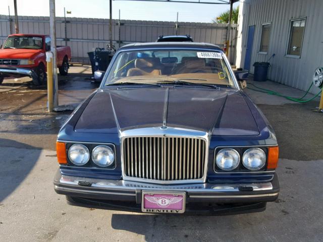 SCBZS02B5KCX26229 - 1989 BENTLEY MULSANNE S BLUE photo 9