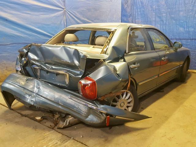 KMHFU45E34A337705 - 2004 HYUNDAI XG 350 BLUE photo 4