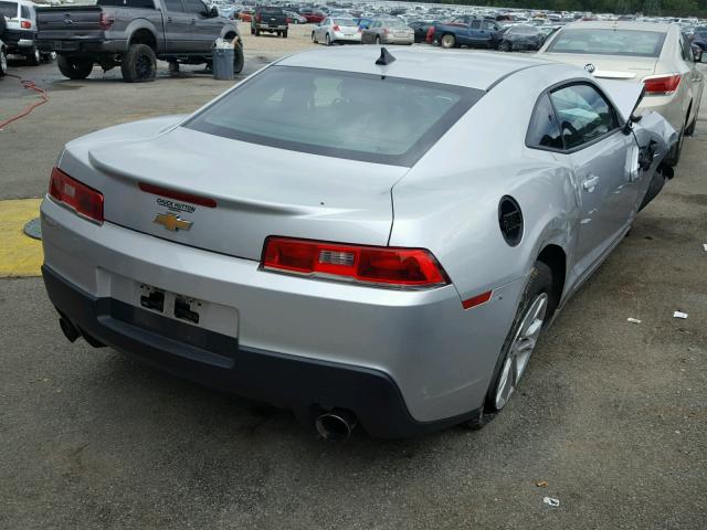 2G1FB1E33F9181583 - 2015 CHEVROLET CAMARO LS SILVER photo 4