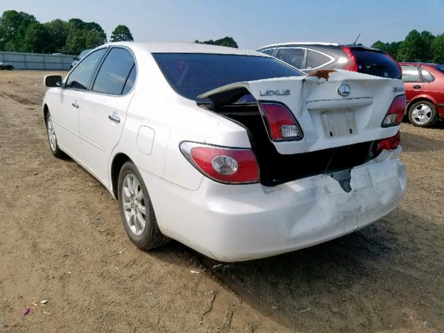 JTHBF30G425028829 - 2002 LEXUS ES 300 WHITE photo 3