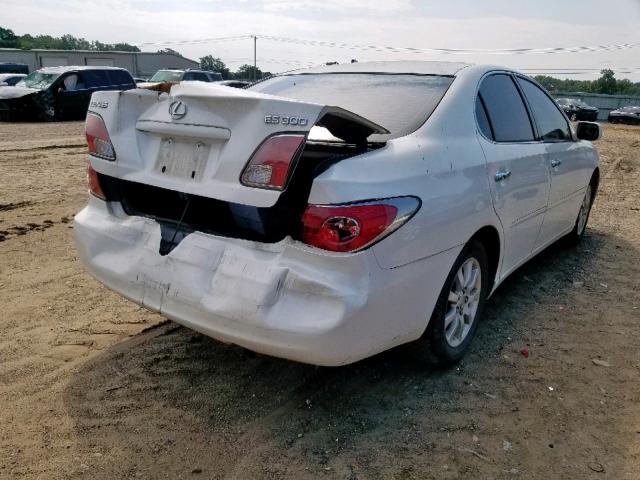 JTHBF30G425028829 - 2002 LEXUS ES 300 WHITE photo 4