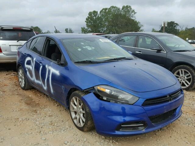 1C3CDFBB4ED716133 - 2014 DODGE DART SXT BLUE photo 1