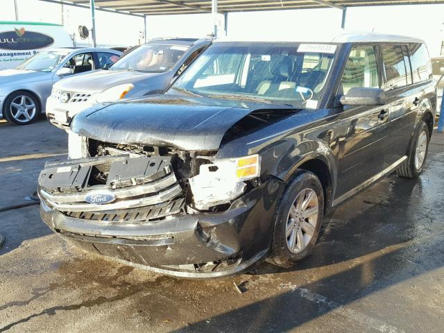 2FMGK5BC6BBD16383 - 2011 FORD FLEX SE BLACK photo 2