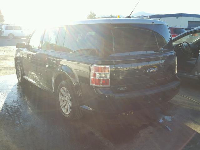 2FMGK5BC6BBD16383 - 2011 FORD FLEX SE BLACK photo 3