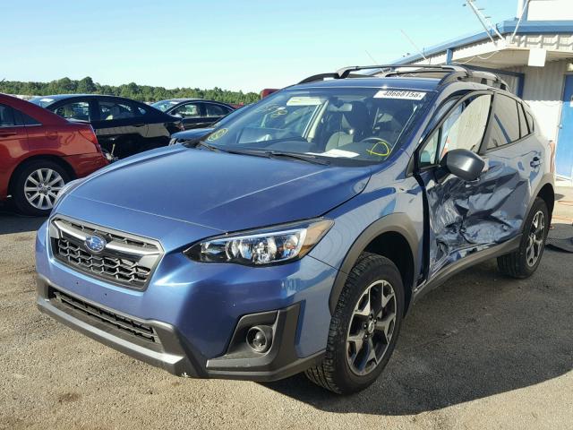 JF2GTAAC9J9281198 - 2018 SUBARU CROSSTREK BLUE photo 2