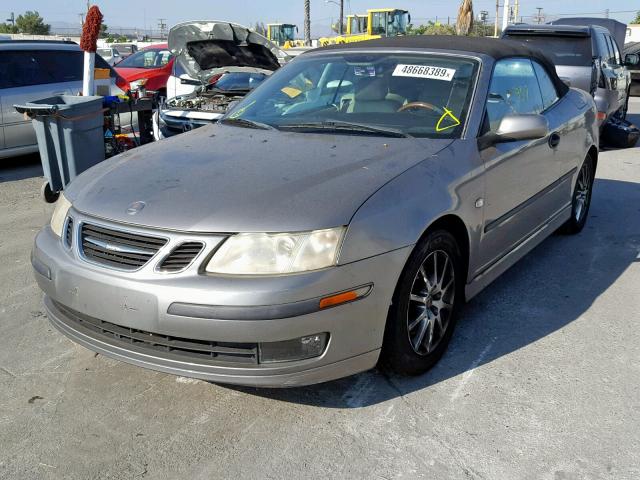 YS3FD75Y746008033 - 2004 SAAB 9-3 ARC GRAY photo 2