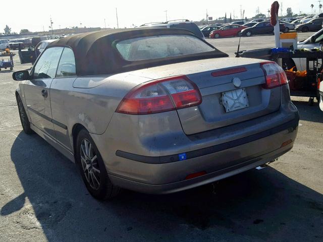 YS3FD75Y746008033 - 2004 SAAB 9-3 ARC GRAY photo 3