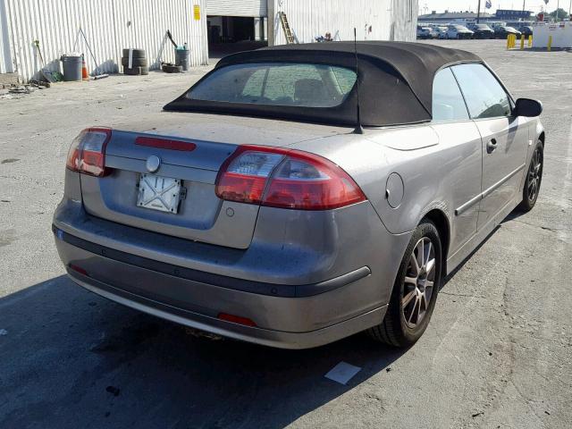 YS3FD75Y746008033 - 2004 SAAB 9-3 ARC GRAY photo 4