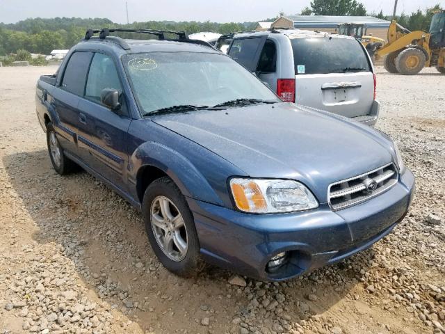 4S4BT62CX67103271 - 2006 SUBARU BAJA SPORT BLUE photo 1