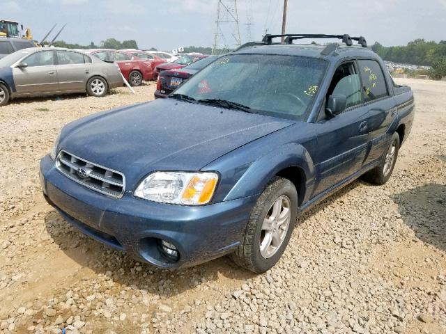 4S4BT62CX67103271 - 2006 SUBARU BAJA SPORT BLUE photo 2