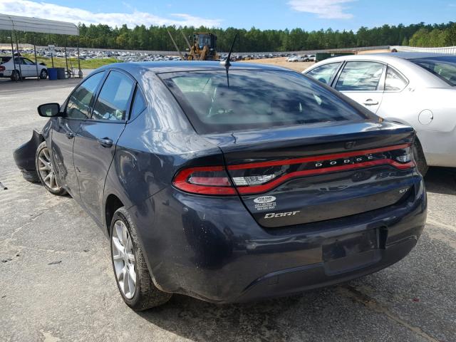 1C3CDFBA1DD179033 - 2013 DODGE DART SXT BLUE photo 3