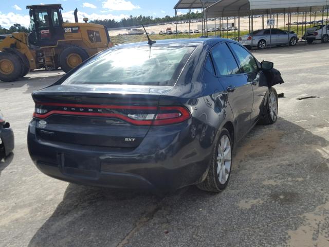 1C3CDFBA1DD179033 - 2013 DODGE DART SXT BLUE photo 4