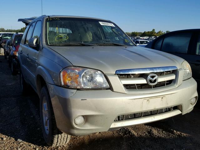 4F2CZ94146KM12770 - 2006 MAZDA TRIBUTE S CREAM photo 1