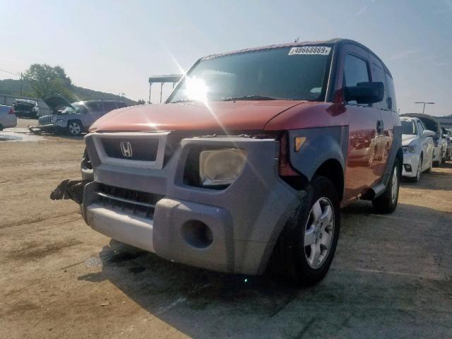 5J6YH18655L013708 - 2005 HONDA ELEMENT EX ORANGE photo 2