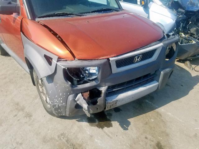 5J6YH18655L013708 - 2005 HONDA ELEMENT EX ORANGE photo 9