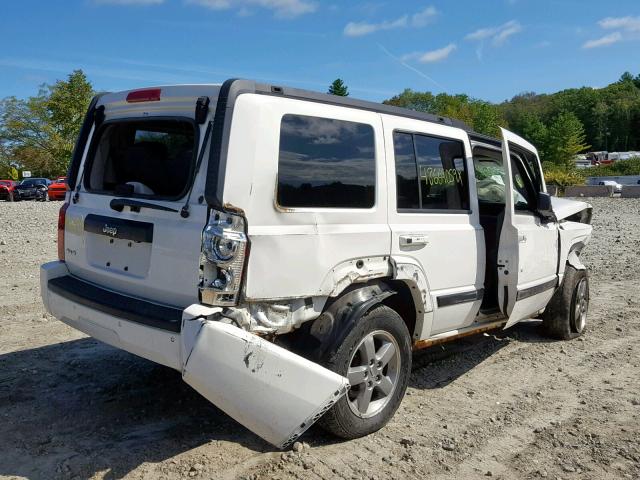 1J8HG48N58C163428 - 2008 JEEP COMMANDER თეთრი ფოტო 4