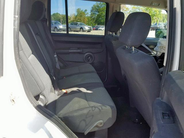 1J8HG48N58C163428 - 2008 JEEP COMMANDER თეთრი ფოტო 6