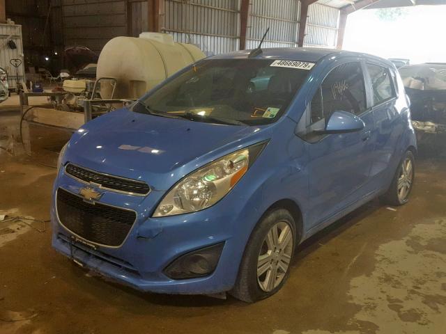 KL8CB6S9XFC725000 - 2015 CHEVROLET SPARK LS BLUE photo 2