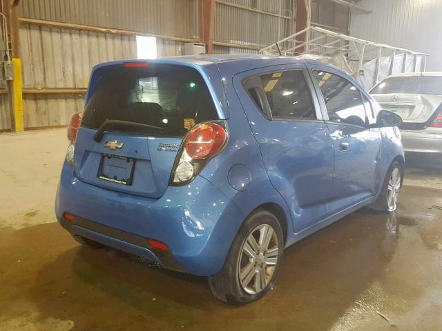 KL8CB6S9XFC725000 - 2015 CHEVROLET SPARK LS BLUE photo 4