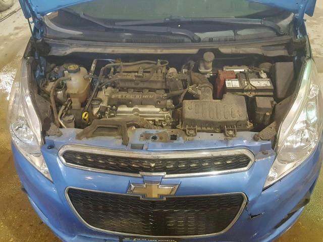 KL8CB6S9XFC725000 - 2015 CHEVROLET SPARK LS BLUE photo 7