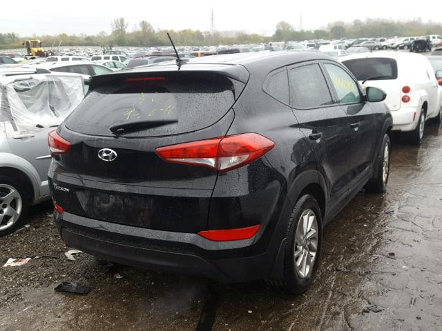 KM8J23A49HU392459 - 2017 HYUNDAI TUCSON SE BLACK photo 4