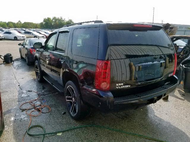 1GKFK13037J397069 - 2007 GMC YUKON BLACK photo 3