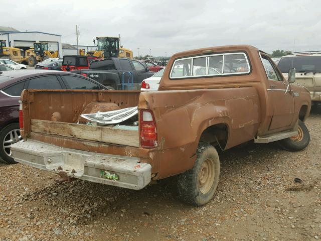 W14JF9C166367 - 1979 DODGE POWER WAGO BROWN photo 4