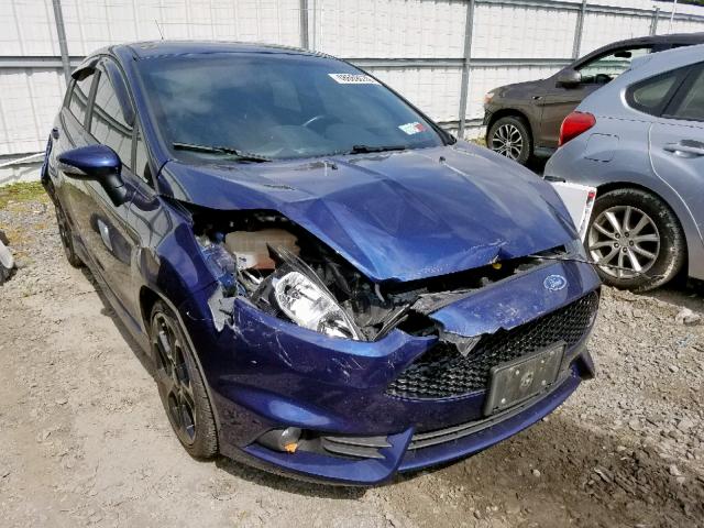 3FADP4GX1GM178343 - 2016 FORD FIESTA ST BLUE photo 1