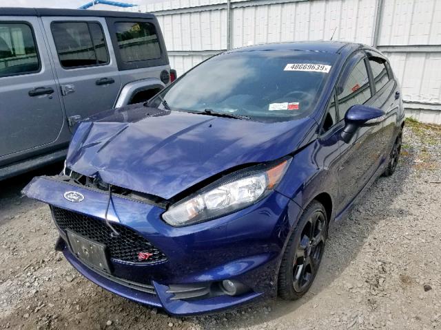 3FADP4GX1GM178343 - 2016 FORD FIESTA ST BLUE photo 2