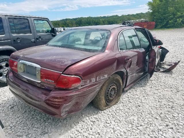 1G4HP52K35U227964 - 2005 BUICK LESABRE CU RED photo 4