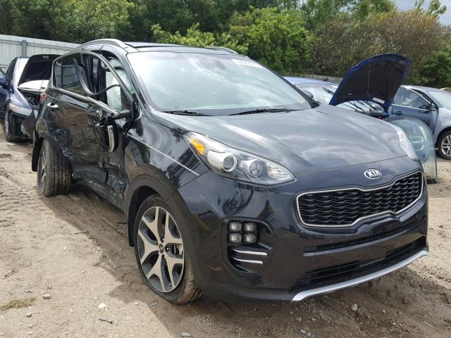 KNDPR3A64H7162533 - 2017 KIA SPORTAGE S BLACK photo 1