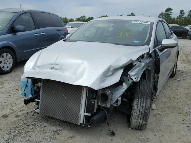 3FA6P0G78JR145853 - 2018 FORD FUSION S SILVER photo 2