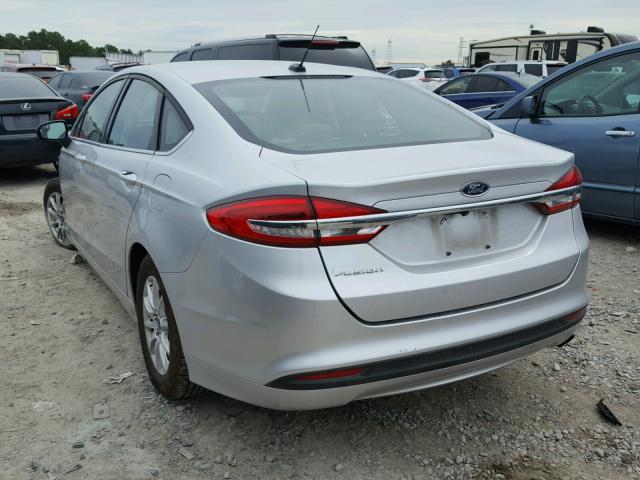 3FA6P0G78JR145853 - 2018 FORD FUSION S SILVER photo 3