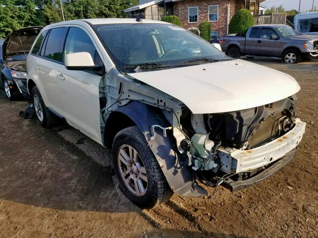 2FMDK48C68BA91041 - 2008 FORD EDGE SEL WHITE photo 1