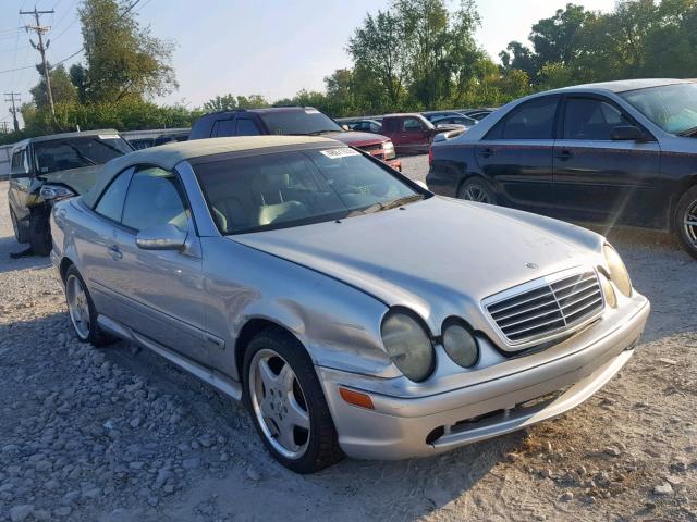 WDBLK65G62T107232 - 2002 MERCEDES-BENZ CLK 320 SILVER photo 1