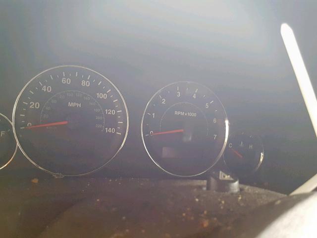 1J8HH48K97C612580 - 2007 JEEP COMMANDER BURGUNDY photo 8