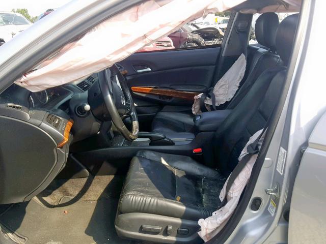 1HGCP3F80BA002191 - 2011 HONDA ACCORD EXL SILVER photo 5