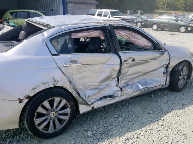 1HGCP3F80BA002191 - 2011 HONDA ACCORD EXL SILVER photo 9