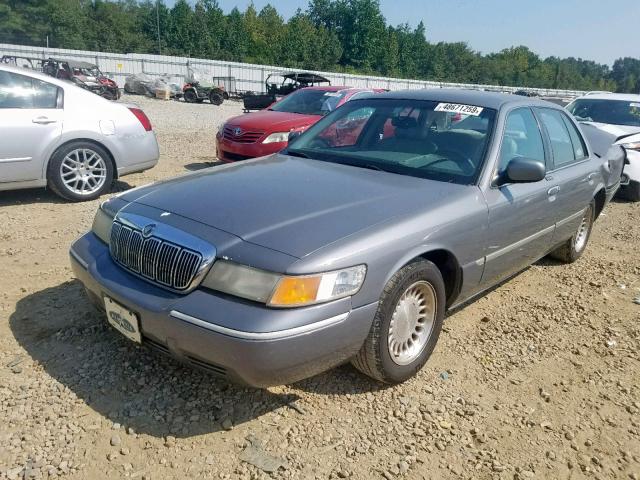 2MEFM75W6WX625595 - 1998 MERCURY GRAND MARQ SILVER photo 2