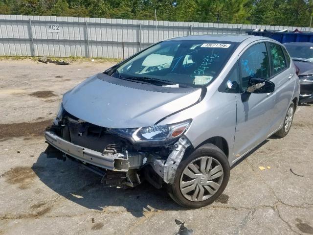 3HGGK5H57FM748452 - 2015 HONDA FIT LX SILVER photo 2