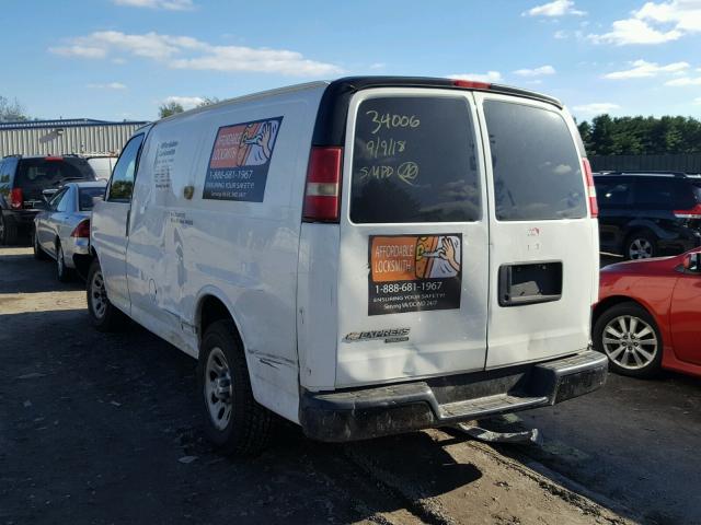 1GCSGAFXXC1115914 - 2012 CHEVROLET EXPRESS G1 WHITE photo 3