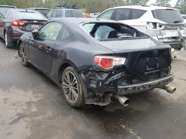 JF1ZNAA17D2713113 - 2013 TOYOTA SCION FR-S BLACK photo 3